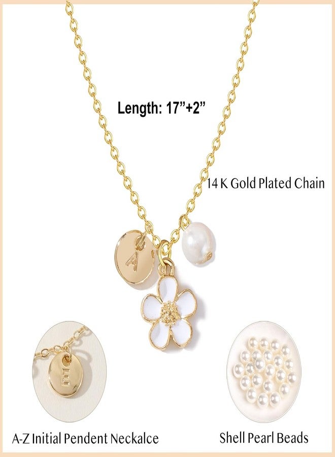 ENASAL Initial Flower Girl Proposal Gift,Will You Be My Flower Girl Gift,Thank You for Being Our Flower Girl Necklace （A） - Image 4