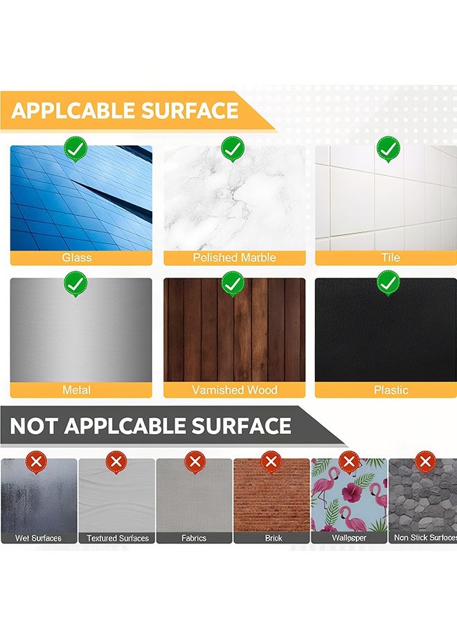 Happy D 24 Pairs (48 Strips) Picture Hanging Strips, Heavy Duty Sticky Picture Hangers for Walls, Hanging Pictures Without Nail, Damage Free Refill Adhesive Poster Strips, Frame Mounting Strips White - Image 4