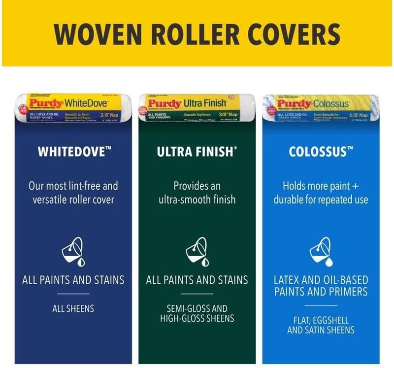 Purdy White Dove Roller Cover 9 x 12 in 3 count - Image 4
