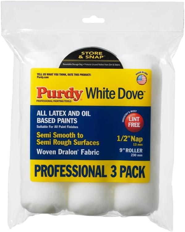 Purdy White Dove Roller Cover 9 x 12 in 3 count - Image 2