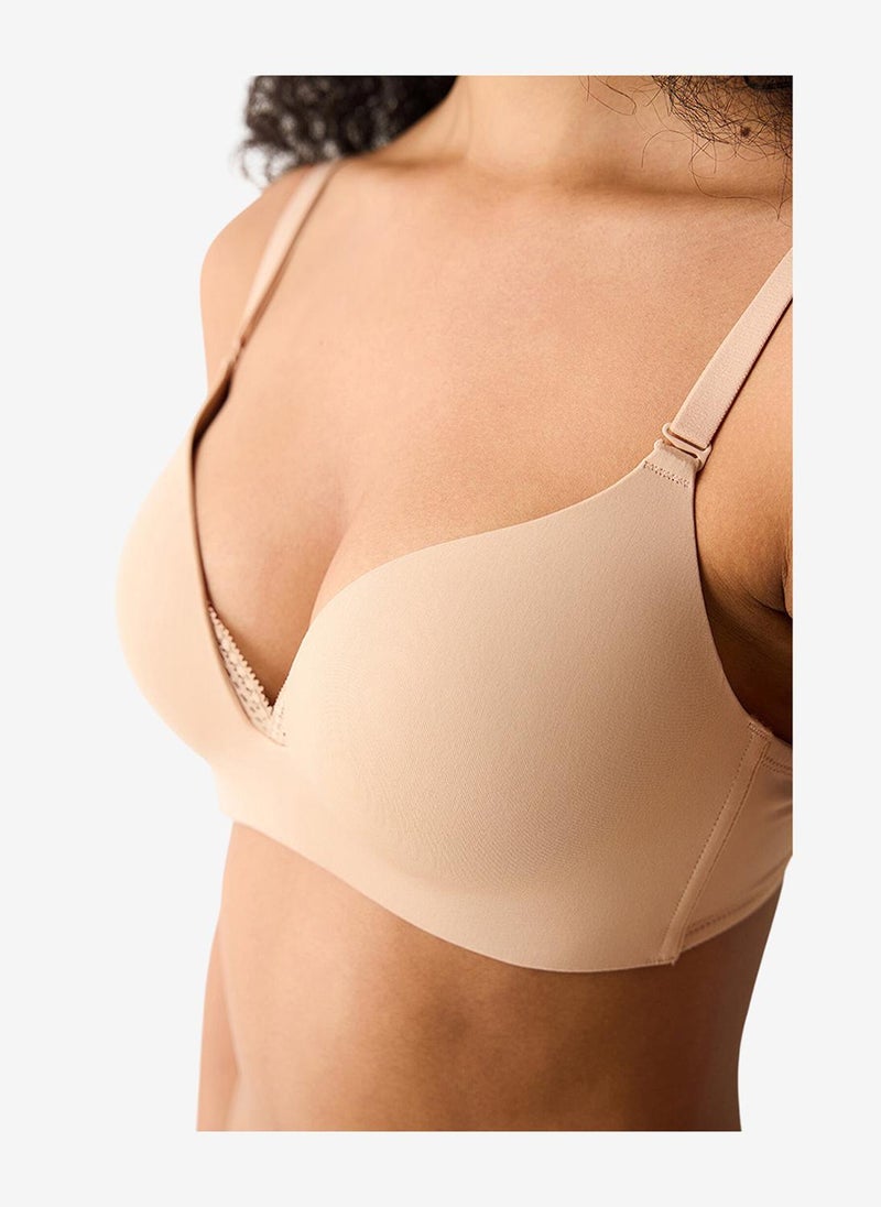 Penti Women Eliza Beige Push Up Wired Padded Bra - Image 4