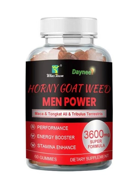 Gummies for Men Advanced Strength Formula with 3600MG Boost Energy Stamina and Vitality Male Wellness and Endurance Supplement Gummies for Daily Support