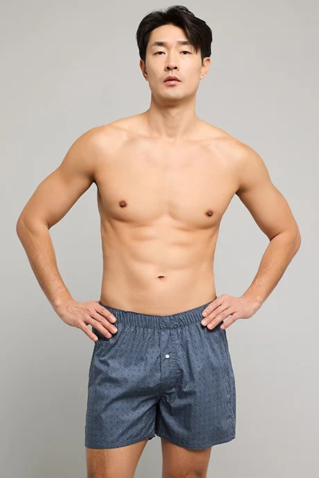 R&B Printed Boxer with Elastic Waist