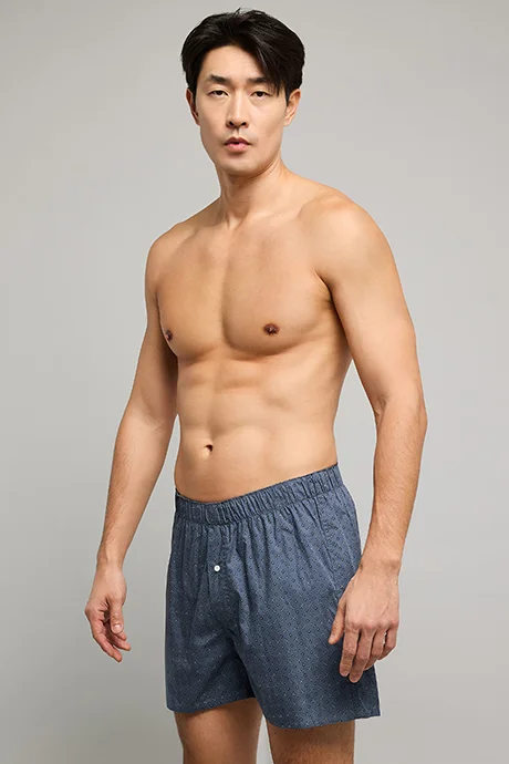 R&B Printed Boxer with Elastic Waist