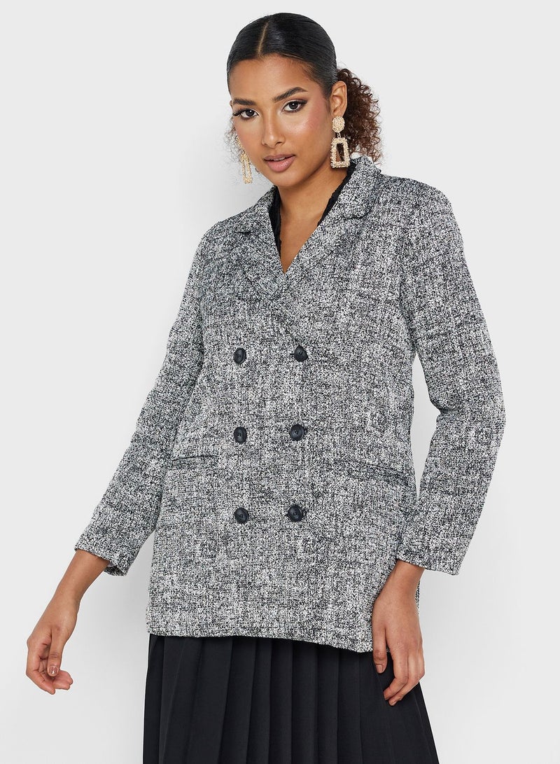 Montania Button Detail Knitted Jacket - Image 1