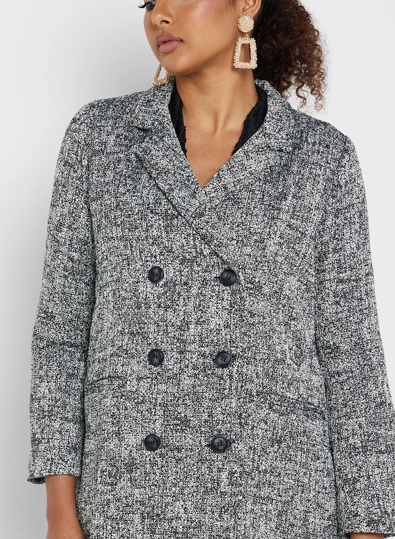 Montania Button Detail Knitted Jacket
