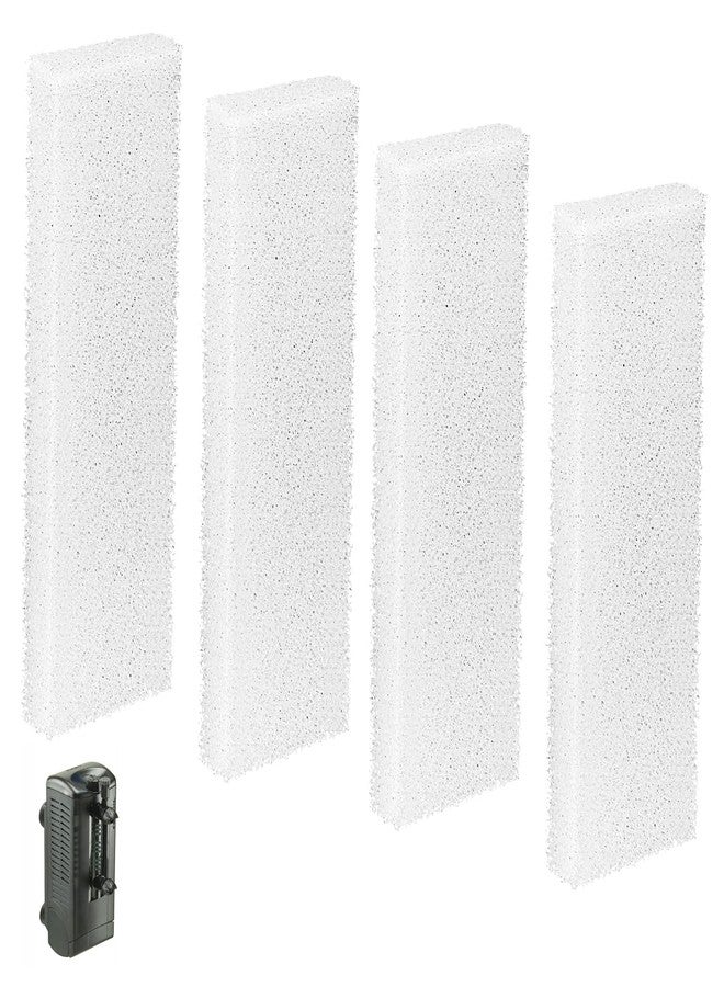 HCLSY 4 Pcs Filter Foam Pad Compatible with Fluval U2 Underwater, Underwater Sponge Aquarium Underwater Filter, U2 Filter Replacement for Aquarium Fish Tank Filters - Image 1