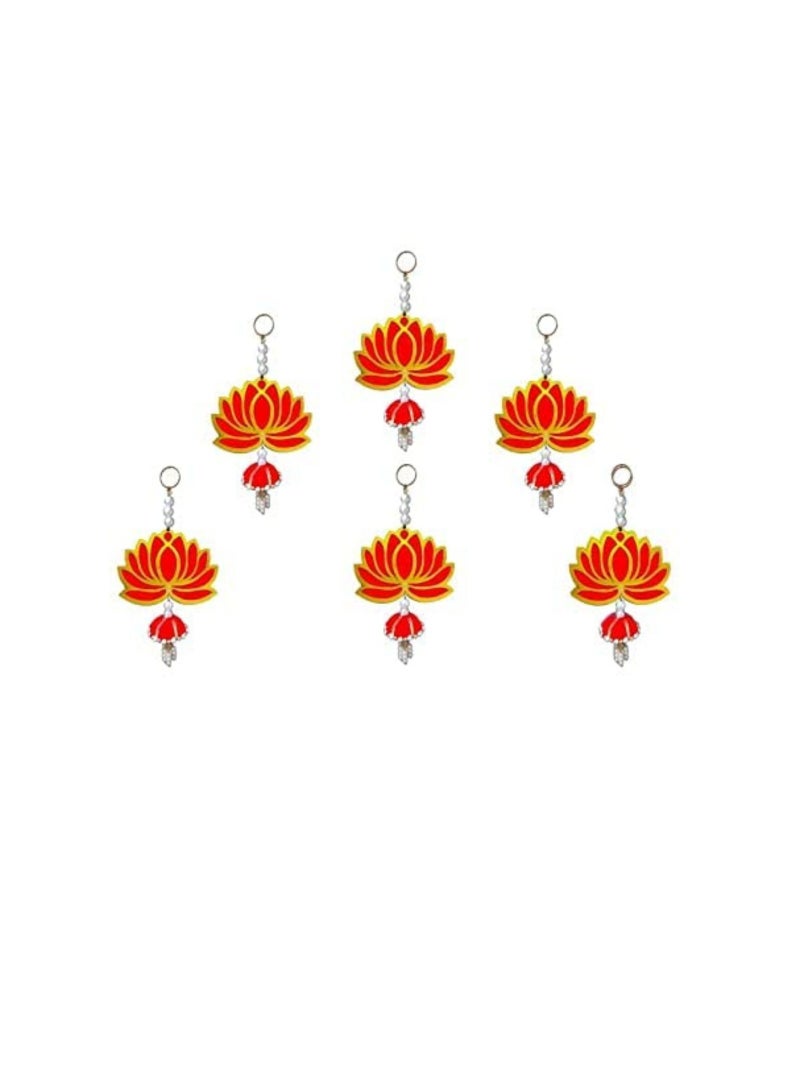 Wall Decor Lotus Hanging For Home Decor 6Pcs  - Image 2