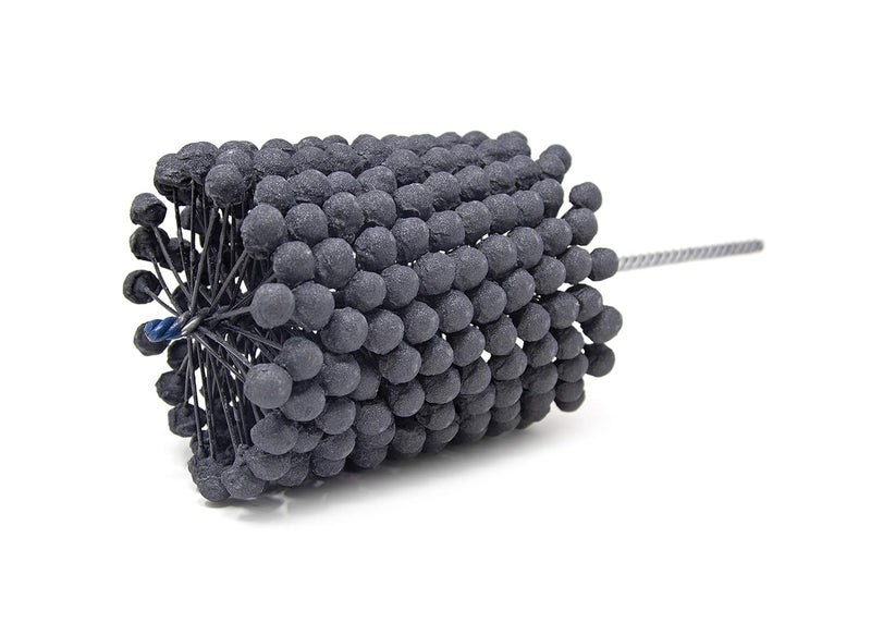Flex-Hone Brush Research GBD40024 ®, 4" (101mm) Diameter, 240 Grit, Silicon Carbide, For Mild Steel, Stainless Steel Cast Iron and Softer Ferrous Materials - Image 2