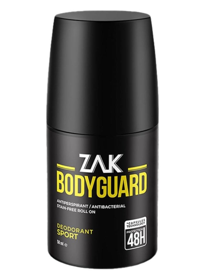 Zak Bodyguard Deodorant Roll On Sport 48H - 50 Ml - Image 1