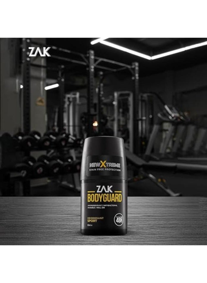 Zak Bodyguard Deodorant Roll On Sport 48H - 50 Ml - Image 4