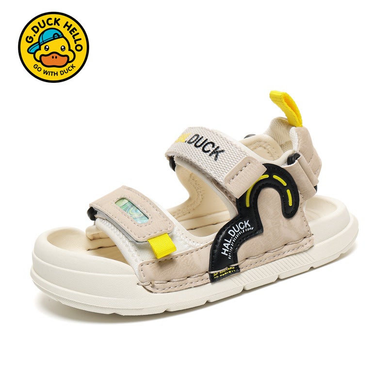 Little Yellow Duck Children'S Shoes Boys Sandals Summer Light Comfortable Non-Slip Kick-Proof Trendy Children'S Baby Sandals - Image 1