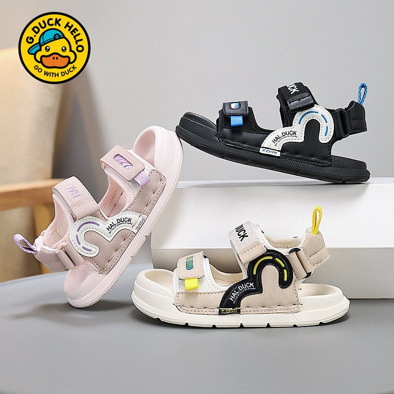 Little Yellow Duck Children'S Shoes Boys Sandals Summer Light Comfortable Non-Slip Kick-Proof Trendy Children'S Baby Sandals - Image 4