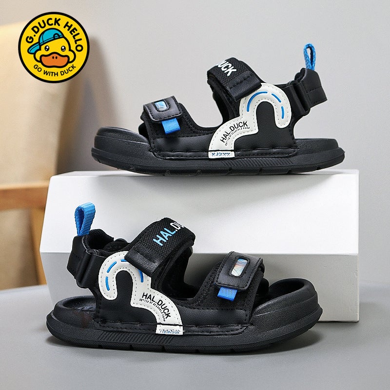 Little Yellow Duck Children'S Shoes Boys Sandals Summer Light Comfortable Non-Slip Kick-Proof Trendy Children'S Baby Sandals - Image 2
