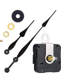 Hicarer High Torque Long Shaft Clock Movement Mechanism Clock Replacement Clock Motor with 12 Inch Long Spade Hands