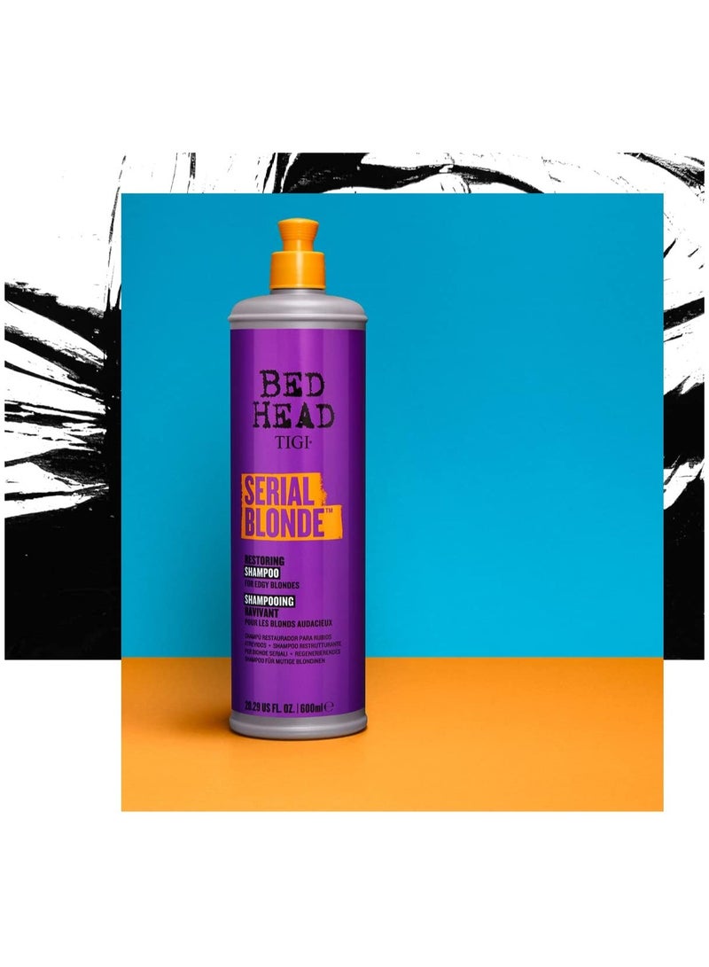 TIGI Bed Head by TIGI Serial Blonde Shampoo for Blonde Hair 600ml - Image 2