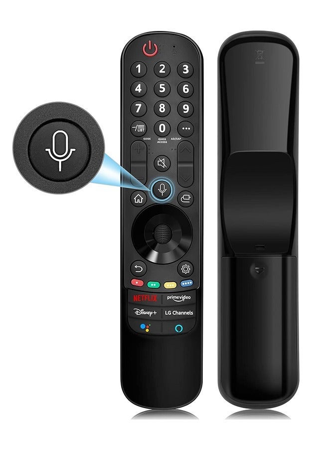Alex Magic Remote for LG Smart TV Remote Control Replacement with Pointer and Voice Function Compatible with LG 2021/2022/2023 UHD OLED QNED NanoCell 4K 8K Smart TV - Image 1