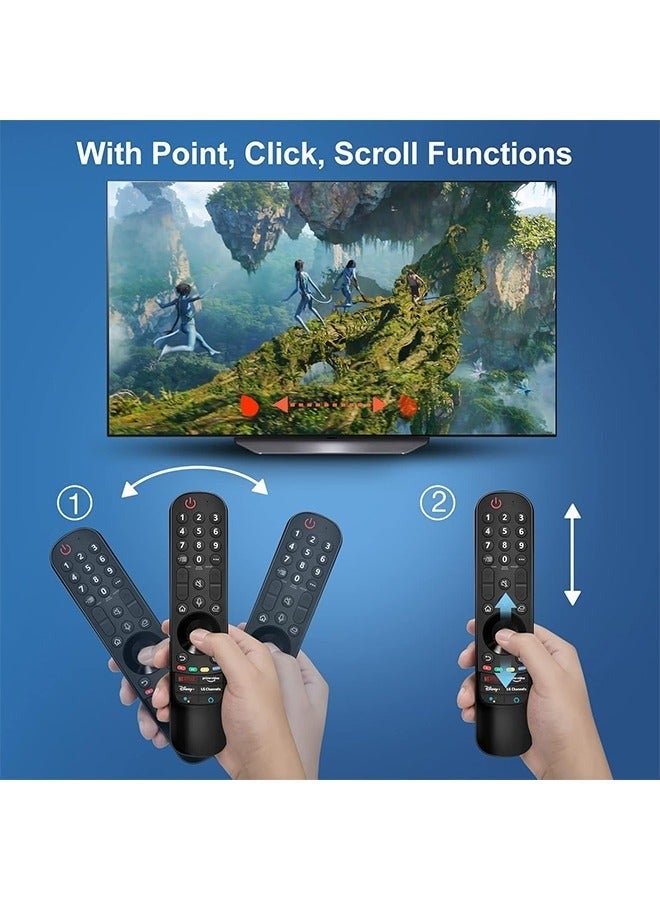 Alex Magic Remote for LG Smart TV Remote Control Replacement with Pointer and Voice Function Compatible with LG 2021/2022/2023 UHD OLED QNED NanoCell 4K 8K Smart TV - Image 5