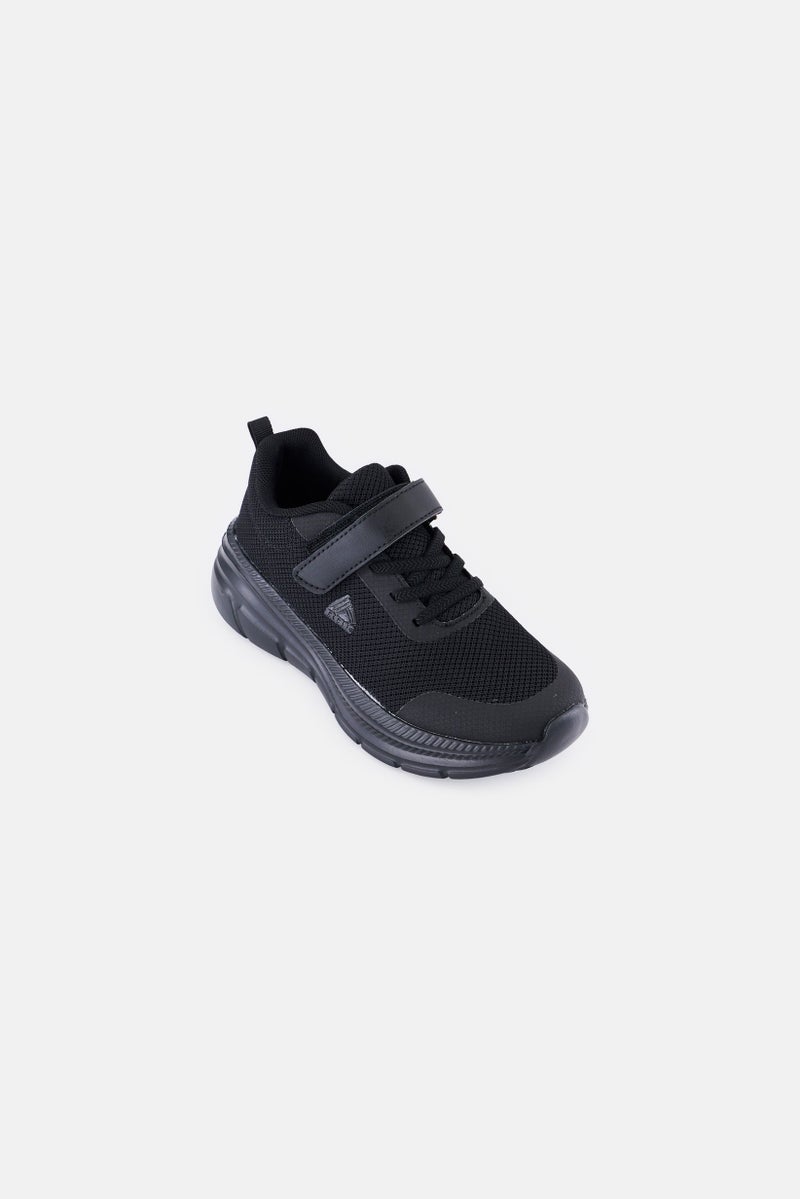 RBX Toddlers Girls Velcro Closure School Shoes, Black - Image 1