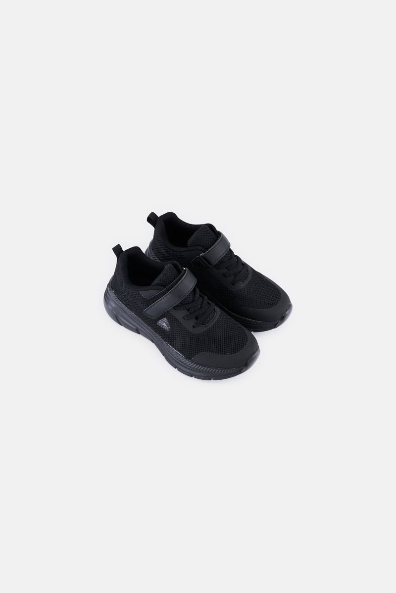 RBX Toddlers Girls Velcro Closure School Shoes, Black - Image 4
