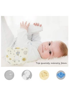 JOGAMS Baby Pillow Head Shaping Soft and Cozy Baby Pillow Preventing Flat Head and Shapes Infant's Head Perfect for Sleeping and Head Support for 0 to 36 Months Newborns and Infant  - Image 4