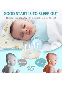 JOGAMS Baby Pillow Head Shaping Soft and Cozy Baby Pillow Preventing Flat Head and Shapes Infant's Head Perfect for Sleeping and Head Support for 0 to 36 Months Newborns and Infant  - Image 5