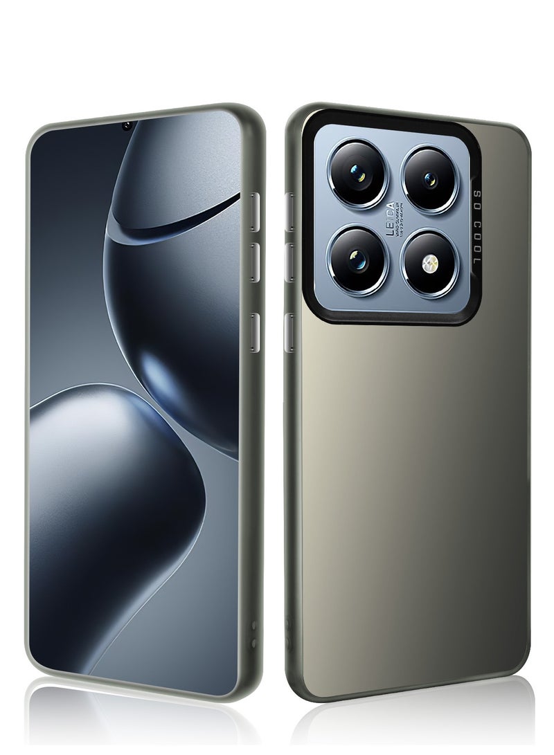 LiuShan Xiaomi 15 Case, Slim TPU Bumper Phone Cover,360°Full Body Shockproof Protective Phone Case for Xiaomi 15 Gray - Image 1