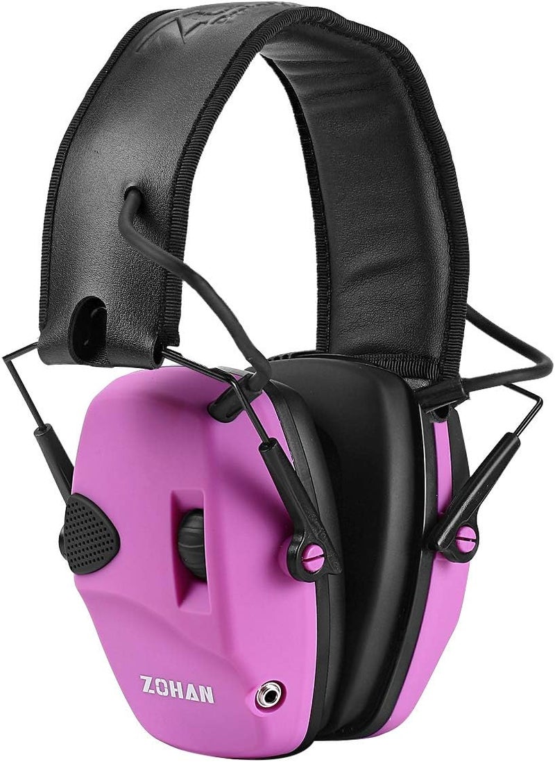 Zohan EM054 Electronic Shooting Ear Protection with 4X Sound Amplification, Slim Active Noise Reduction Earmuffs for Gun Range - Image 1