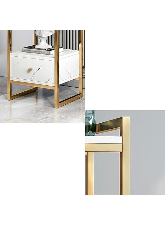Harmony Home Harmony Home Elegant Dressing Table – Solid Console Table with Metal Frame, Stylish Side Table for Bedroom & Living Room Décor, Perfect for Home Decoration & Table Lamp Display  - Image 2