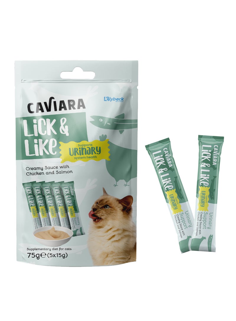 Caviara Lick&Like creamy sauce for Cats - Urinary 5x15g