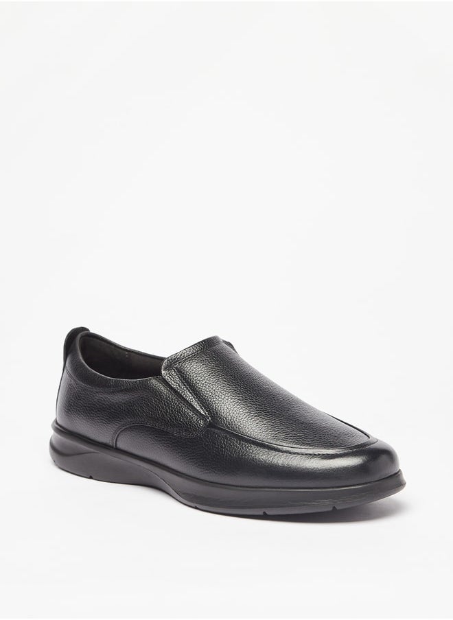 DUCHINI Men's Solid Slip-On Loafers  - Image 1