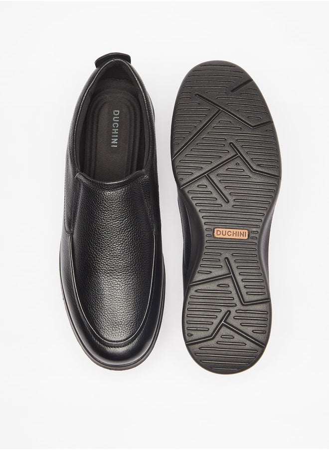 DUCHINI Men's Solid Slip-On Loafers  - Image 4