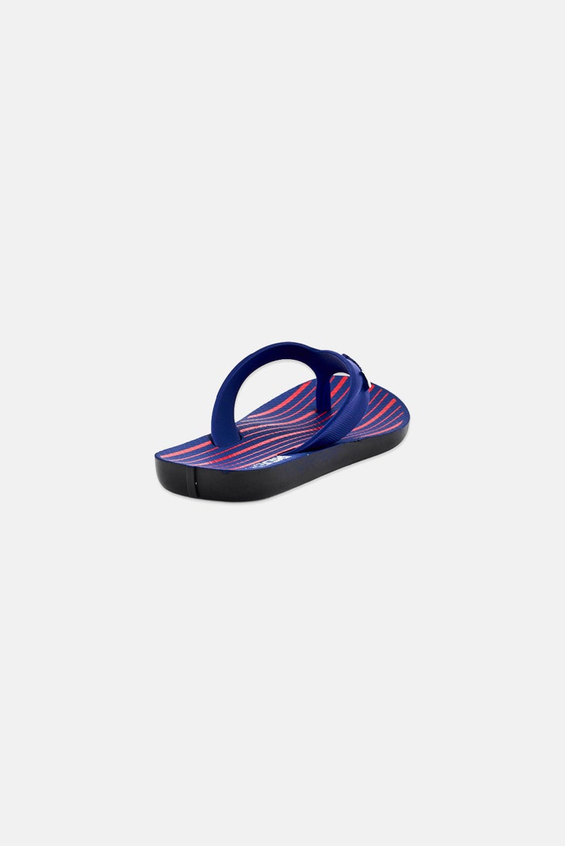 RIDER Kids Boy Brand Logo Slip On Slippers, Multicolor - Image 3