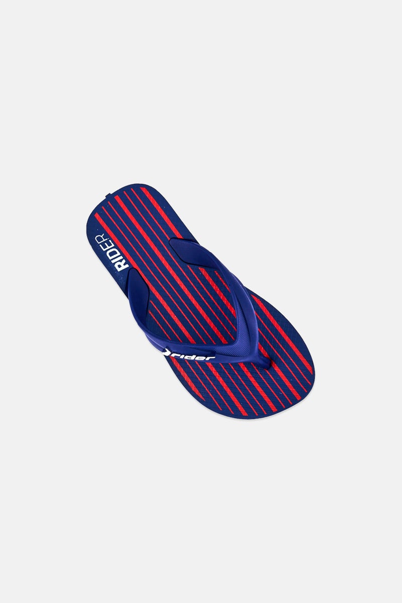 RIDER Kids Boy Brand Logo Slip On Slippers, Multicolor - Image 4