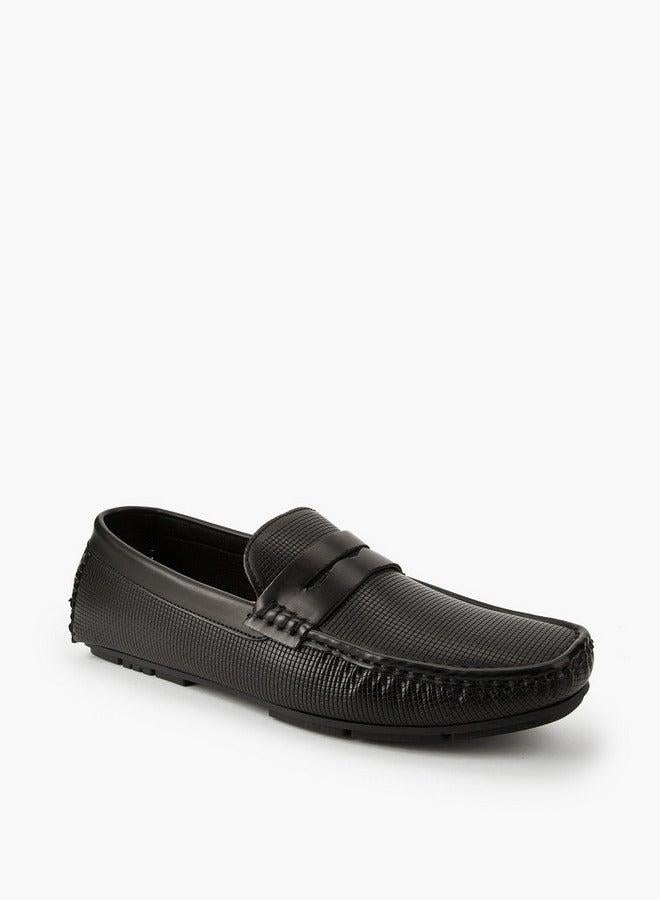 LBL by Shoexpress Men Waffle Textured Loafers - Image 1