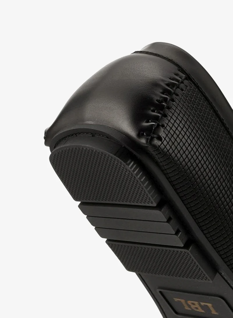 LBL by Shoexpress BLACK Men Waffle Textured Loafers for Men | Best Price UAE