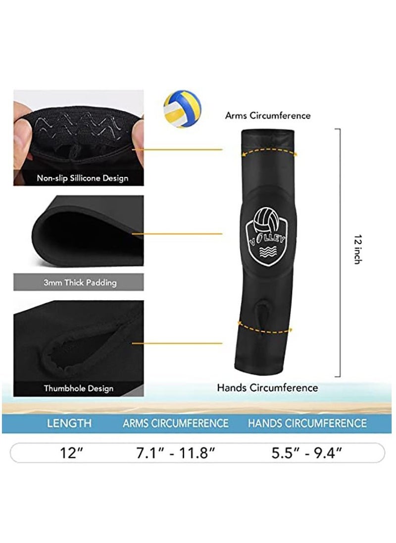 1 Pair Volleyball Arm Sleeves Passing Forearm Sleeves with Protection Pad Thumbhole Arm Sleeves for Youth Volleyball Training Protect Arms - pzsku/Z2E1D8674828D49DDE131Z/45/_/1682599782/fa521950-913d-4dfd-992f-4f6285944243