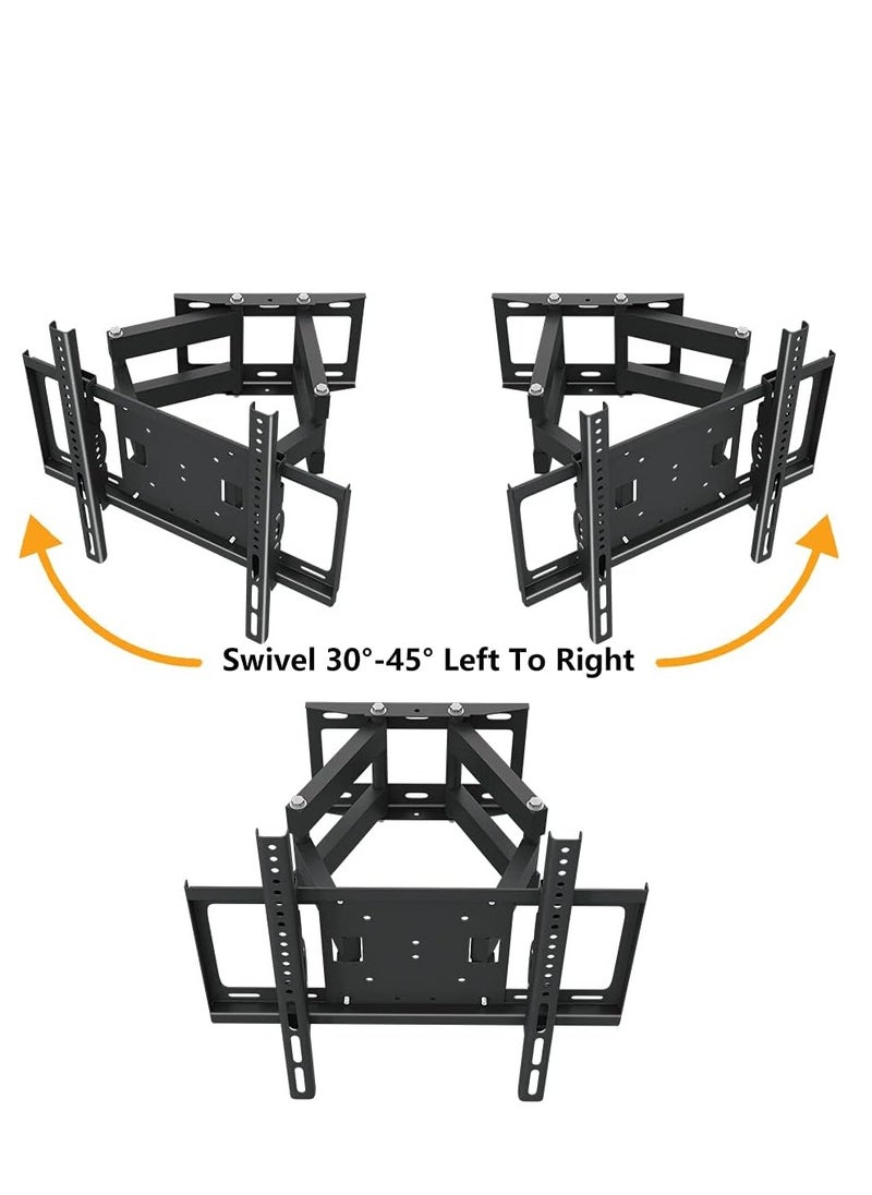 None/Brand Wall Mount TV Stand with Rugged Double Arm, Standard Load-bearing 26"-55", Maximum size 75 inches, Holds Up to 40kg  - Image 4