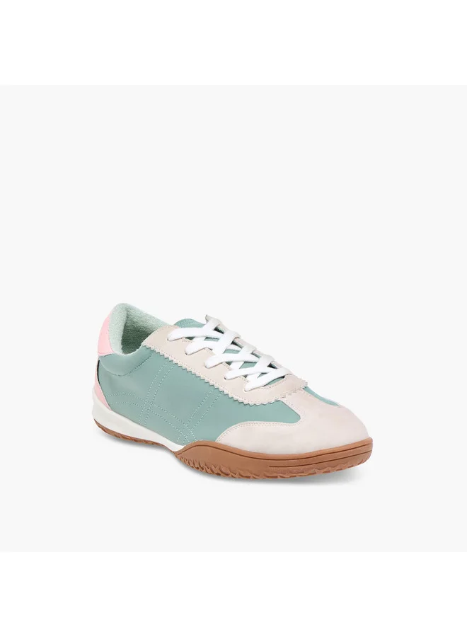 Flora Bella By Shoexpress Women Panelled Lace-Up Sneakers
