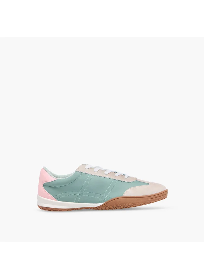 Flora Bella By Shoexpress Women Panelled Lace-Up Sneakers