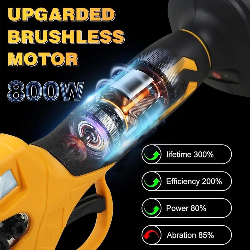 Eacam Safe Cordless Pruning Shears Powerful 30mm Electric Pruner for BL1815 BL1820 Battery, SK5 Blade Branch Cutter for Outdoor Use - Image 1