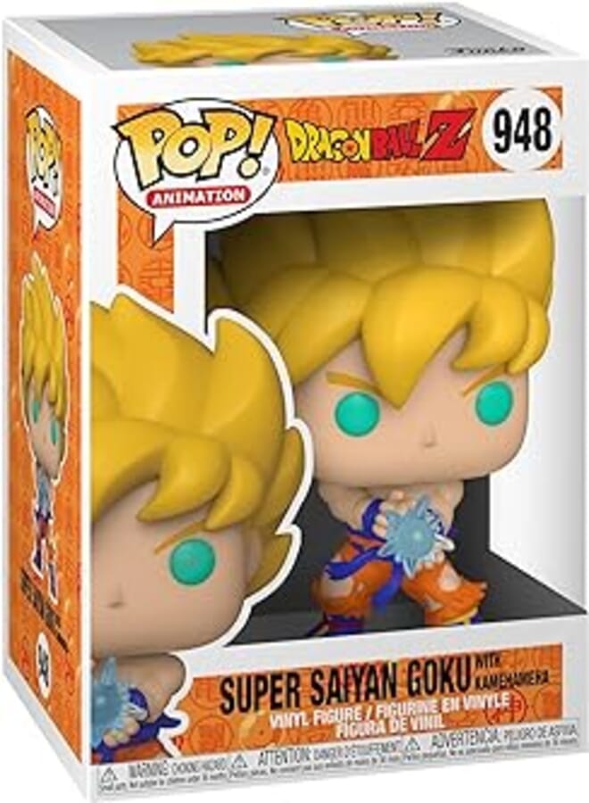 Funko 48660 POP Animation: DBZ S9- SS Goku w/Kamehameha Wave Dragon Ball Z Vinyl
