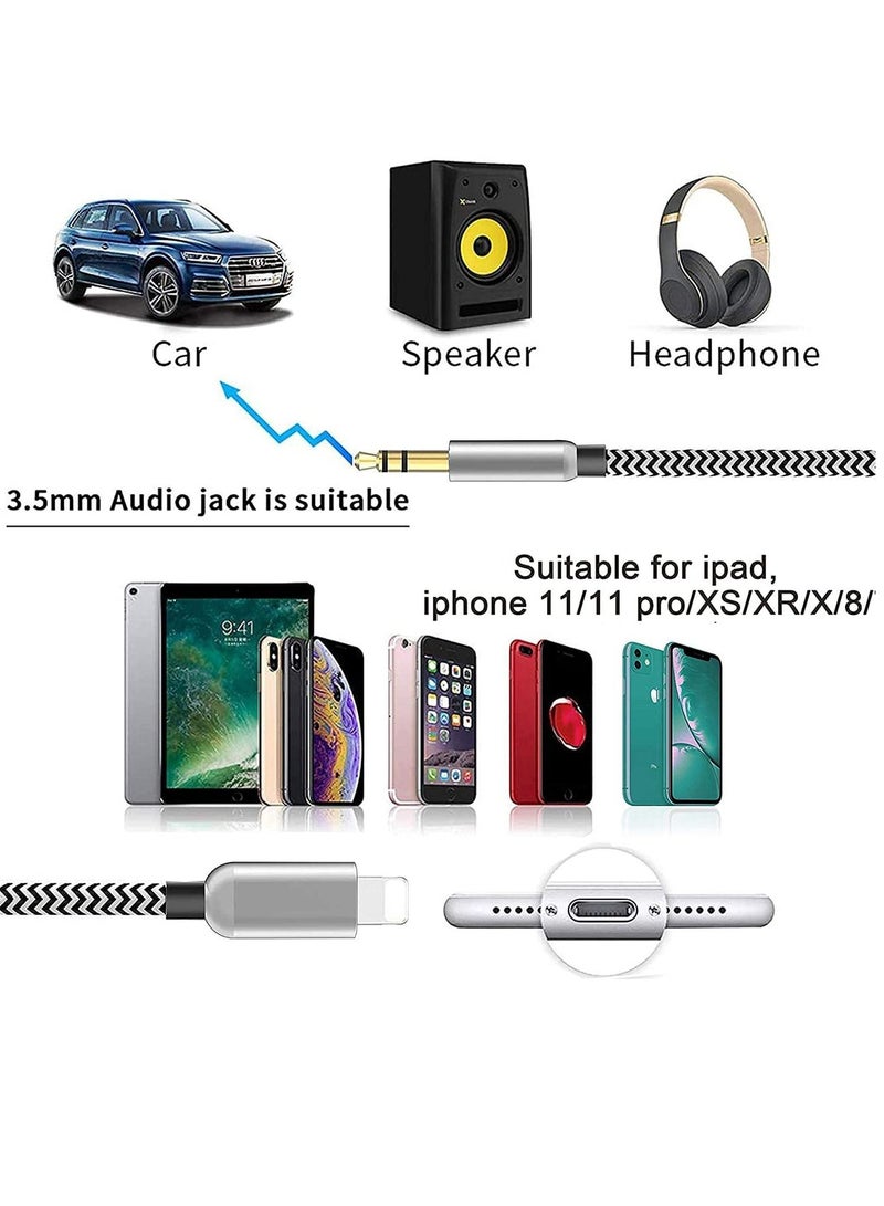 ريبنيو قابس 3.5 ملم - كابل Lightning AUX - Image 2