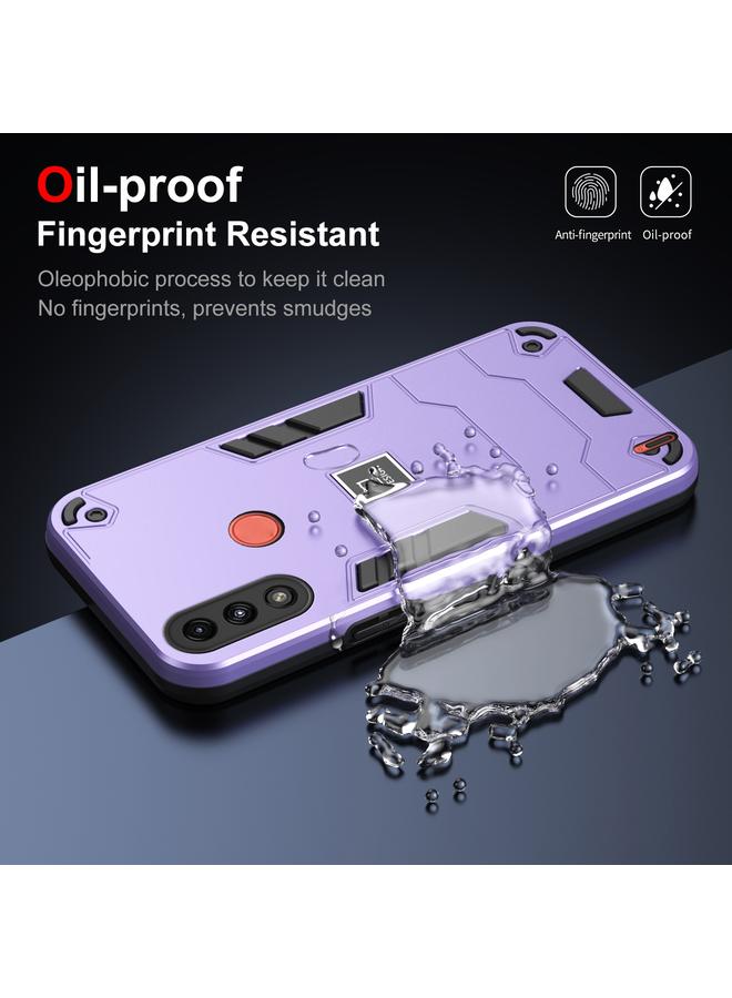 S-TOP Case For Motorola Moto E7 Power Shockproof TPU Hybrid PC Phone Case - Image 4