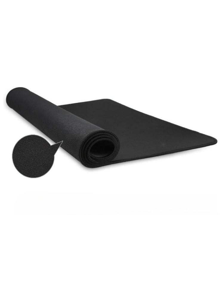 YORK Yoga Mat PVC with Carrying Strap – Non-Slip Exercise Mat for Fitness, Black, 170 x 61 x 0.3 cm - Image 3