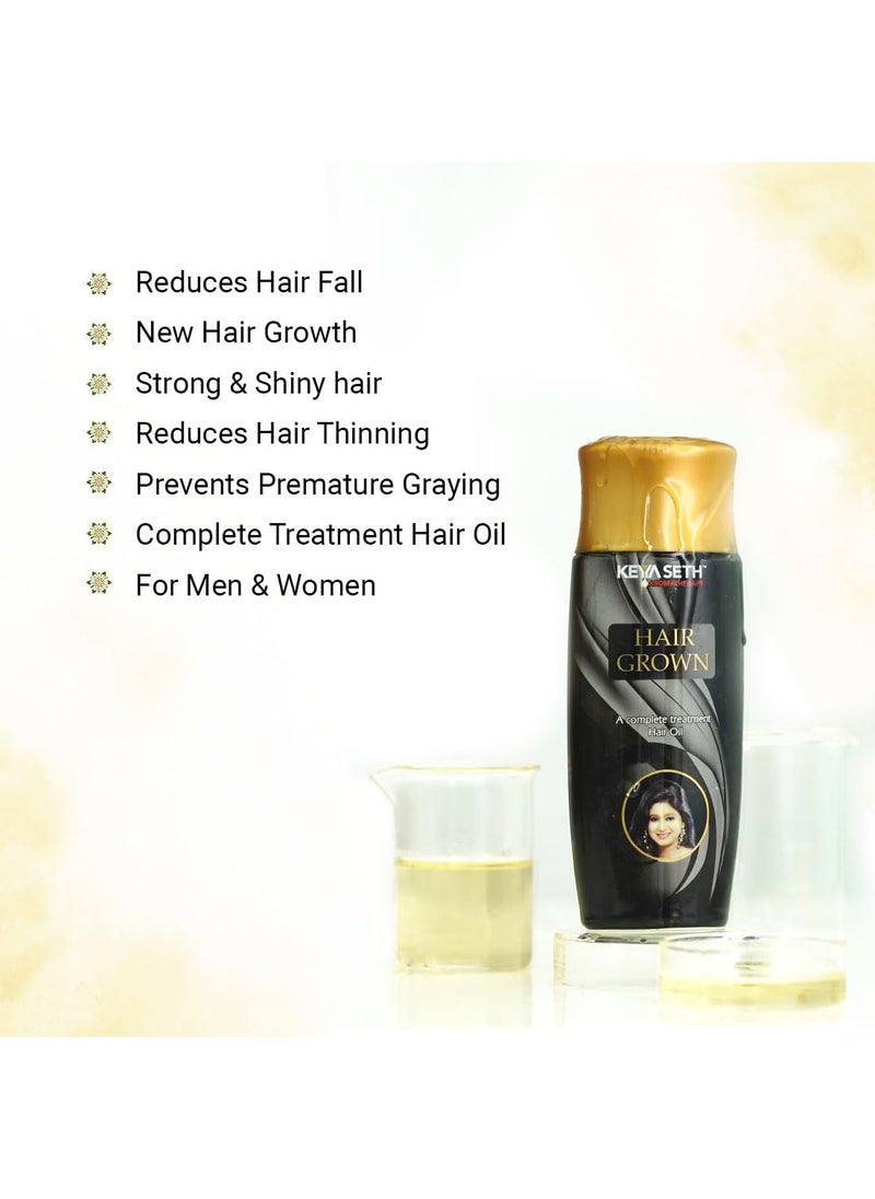 KEYA SETH AROMATHERAPY, DEVICE OF DROP KEYA SETH AROMATHERAPY Hair Grown Oil with Bhringraj for Hair Growth Thicker Darker Shiny Hair with Methi Amla for Men Women Hair Oil 100mL  - Image 3