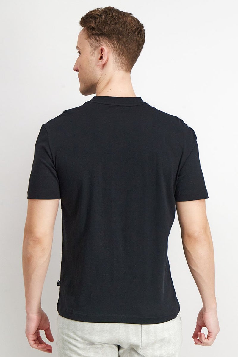 PUMA Men Sportswear Fit Crew Neck Short Sleeve Graphic Pocket T Shirt, Black - Image 3