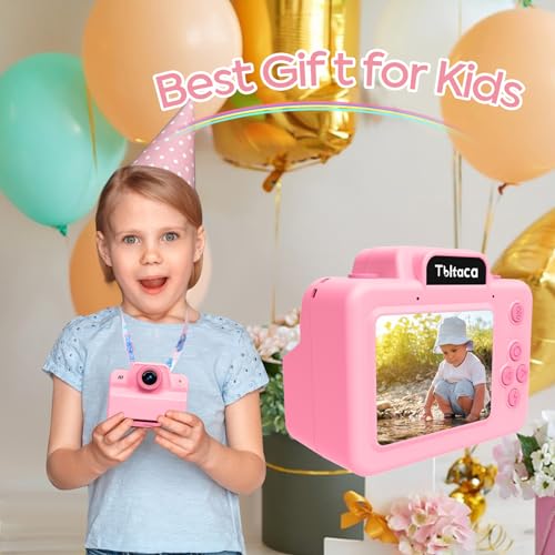 Tbltaca Kids Camera Instant Print Camera for Kids, Toddler Instant Camera for 3 4 5 6 7 8 9 10 Year Old Girls Christmas Birthday Gifts, Portable Kid Child Digital Travel Camera Toy for Girl Boy Age 3-12 - Image 5