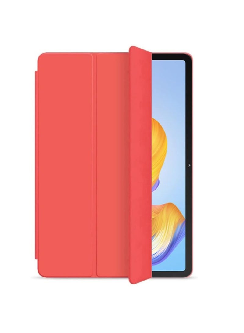 حافظة متوافقة مع Honor Pad 8 بحجم 12 إنش، حافظة Honor Tablet 8 بحجم 12.0 إنش، حافظة حماية رفيعة جداً مع ثلاث طيات، غلاف ذكي ناعم من السيليكون، ميزة الاستيقاظ/النوم التلقائي.