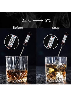 Y&D Whiskey Stones Luxury Gift Set - 8pcs Stainless Steel Reusable Ice Cubes with Barman Tongs and Freezer Tray  - Image 5